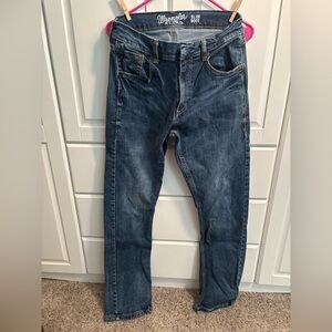 Wrangler Retro Men's Dark Blue Slim Boot Jeans